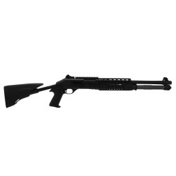 Benelli M4 Tactical Shotgun, 12ga, 5-Position Stock, Multirail Handguard, 18.5" Barrel, Night Sights