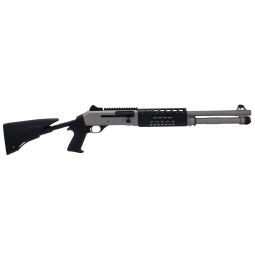 Benelli M4 H2O Tac Shotgun, 12ga., Adj. Stock, Multirail, 18.5" Barrel w/Night Sights, Ti Cerakote