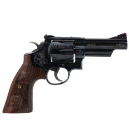 Smith & Wesson 29 .44 MAG 4" 6-Shot, Bright Blued Machine Engraved