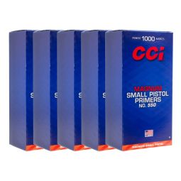 CCI No. 550 Magnum Small Pistol Primers, Case of 5000