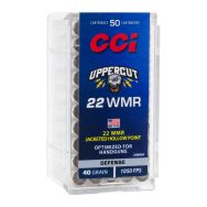 CCI Uppercut 22 WMR 40gr. JHP Ammunition, 50 Round Box