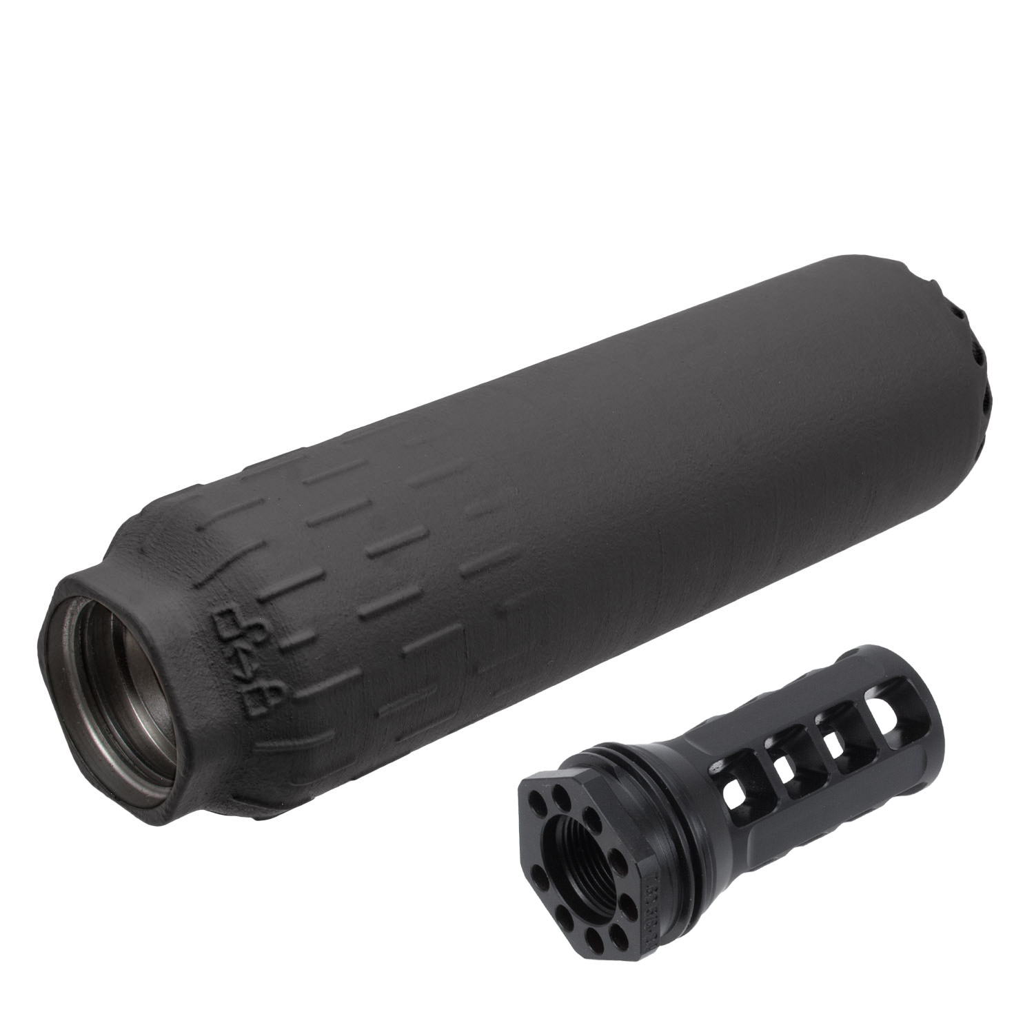 HUXWRX FLOW 762 Ti Suppressor, .30cal/7.62mm, Black: MGW