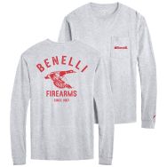 Benelli All American Long Sleeve T-Shirt, Gray