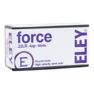 Eley Force .22LR 42gr. High Velocity Semi-Auto Ammunition, 50 Round Box