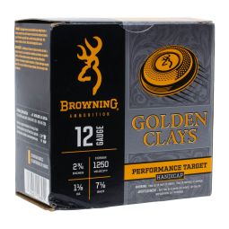 Browning Golden Clays 12ga. 2-3/4" 1-1/8oz. #7.5 Shot 1250 FPS Ammunition, 25 Round Box