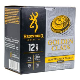 Browning Golden Clays 12ga. 2-3/4" 1-1/8oz. #7.5 Shot 1200 FPS Ammunition, 25 Round Box