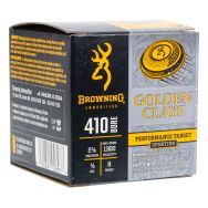 Browning Golden Clays 410ga. 2-1/2" 1/2oz. #8 Shot 1300 FPS Ammunition, 25 Round Box