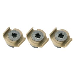Emissary Development Micro Cable Clip 3-Pack, Dual Lead, FDE
