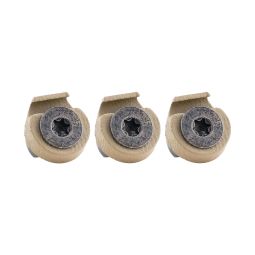 Emissary Development Micro Cable Clip 3-Pack, Single Lead, FDE