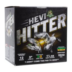 Hevi Shot Hevi-Hitter 12ga. 3" 1-1/4oz. #2 Shot Tungsten/Steel Ammunition, 25 Round Box