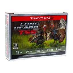 Winchester Long Beard TSS 12ga. 3.5" 2-3/4 oz. #8 Shot Ammunition, 5 Round Box