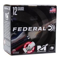 Federal Master Class 12ga. 2-3/4", 1oz. #8 Shot, 3-1/4 Dram Ammunition, 25 Round Box