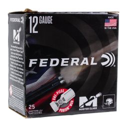Federal Master Class 12ga. 2-3/4", 1-1/8oz. #8 Shot Ammunition, 25 Round Box