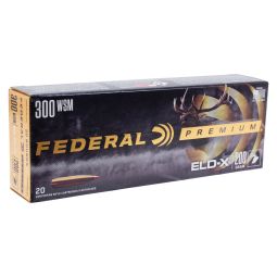 Federal Premium 300 WSM 200gr. ELD-X Ammunition, 20 Round Box