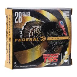 Federal Heavyweight TSS Turkey Load, 28ga. 3" 1-1/2oz. #9 Shot, 5 Round Box