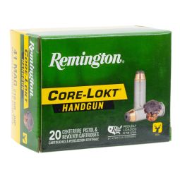 Remington Core-Lokt 41 Mag 210gr. Ammunition, 20 Round Box