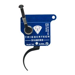 TriggerTech Rem 700 Rough Diamond Trigger, Right Handed, Black Pro Curved Trigger