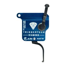 TriggerTech Rem 700 Rough Diamond Trigger, Left Handed, Black Flat Trigger