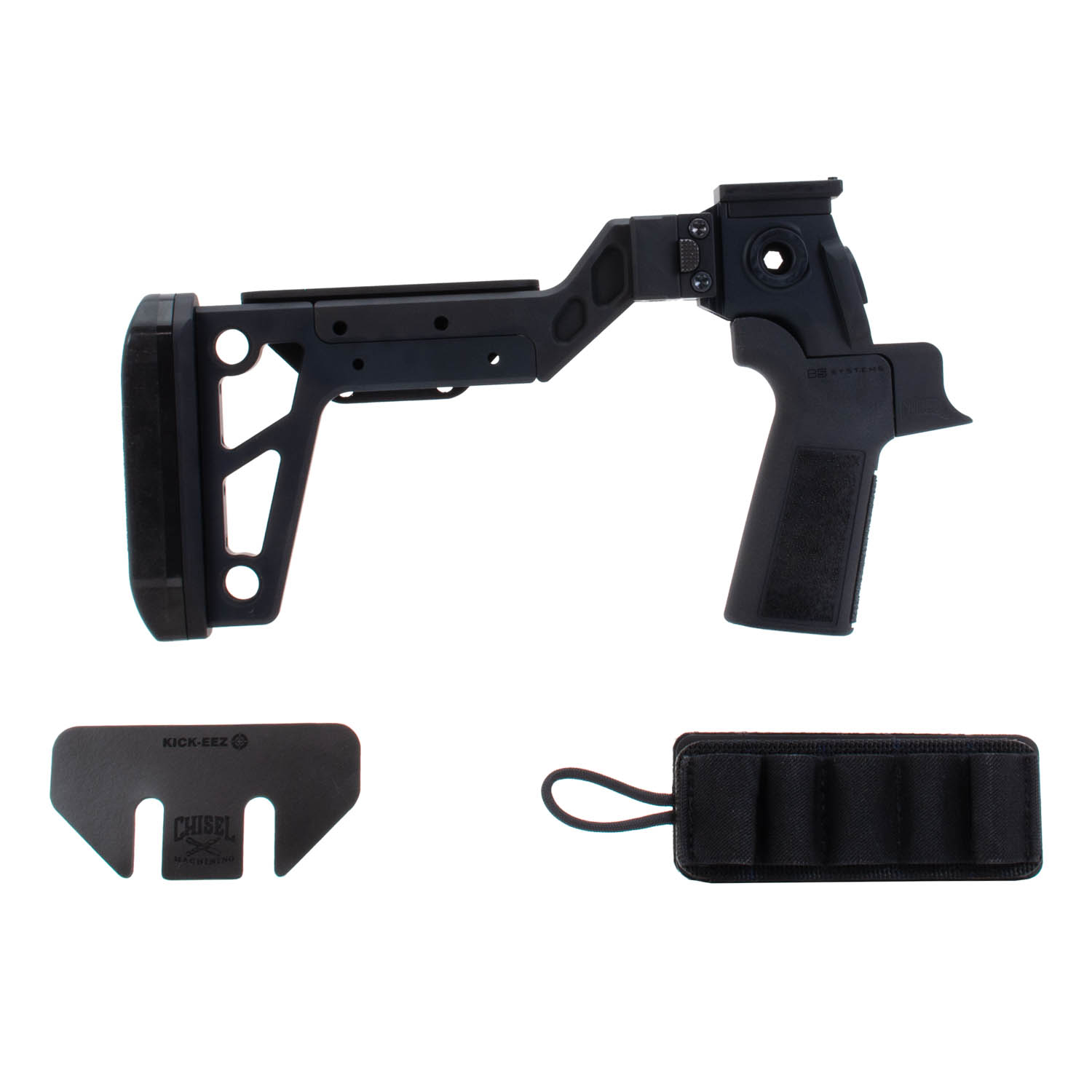 Chisel Machining Mossberg 500 / 590 Folding Stock with 5 Round