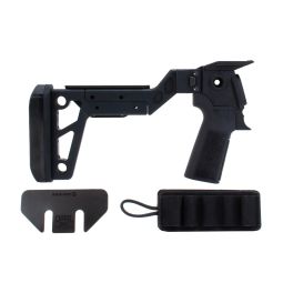 Chisel Machining Remington 870 Folding Stock with 5 Round Velcro Quiver & Plate