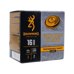 Browning Golden Clays 16ga. 2-3/4" 1oz. #8 Shot 1165 FPS Ammunition, 25 Round Box