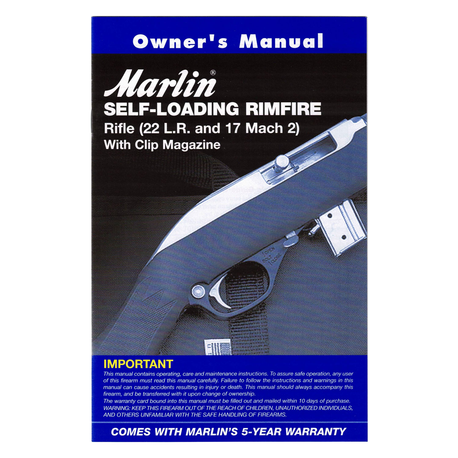 りんりんページ Marlin 795 and 70 Rimfire Rifle Owner's Manual: MGW