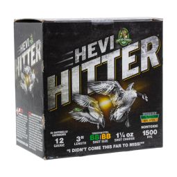 Hevi Shot Hevi-Hitter 12ga. 3" 1-1/4oz. BB Shot Tungsten/Steel Ammunition, 25 Round Box