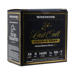 Winchester Last Call Double Shot 12ga. 3" 1-1/4oz. #BB Steel & #7 TSS Shot, 25 Round Box
