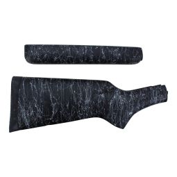 Marlin 308 / 336 / 338 / 1894 Painted Cap Style Stock and Forearm Set, Black w/ Gray Splatter