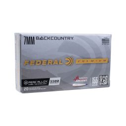 Federal Premium 7mm Backcountry 155gr. Terminal Ascent Ammunition, 20 Round Box