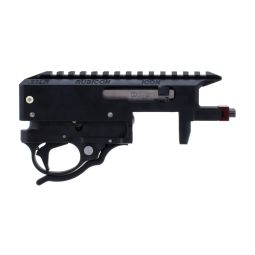 Powder River Precision Rubicon ICON .22LR Receiver, Black Aluminum Flat Faced Trigger & Mag Release