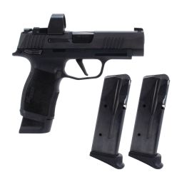 Sig Sauer P365XL 9mm Pistol w/ Manual Safety, 1 -17 Round & 2 - 12 Round Magazines, Pre-Owned