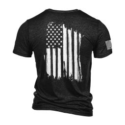 Nine Line Apparel, American Flag T-Shirt, Black