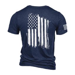 Nine Line Apparel, American Flag T-Shirt, Navy