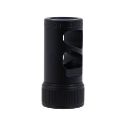 Gunwerks Indexing Directional Muzzle Brake, .308/7.62mm, 5/8-24 Thread, .850 dia., Graphite Finish