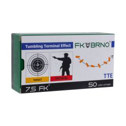 FK BRNO 7.5 FK F7 High Velocity 101gr. Copper Spoon Tip Ammunition, Box of 50