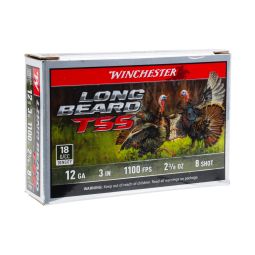 Winchester Long Beard TSS 12ga. 3" 2-3/8 oz. #8 Shot Ammunition, 5 Round Box