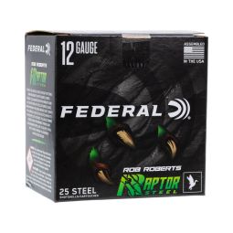 Federal Rob Roberts Raptor Steel 12ga. 3" 1-3/8oz. #2 Shot Ammunition, 25 Round Box