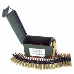 Federal 50 BMG Linked M33/M17 Ammunition 100 Round Can