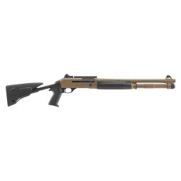 Benelli M4 EXT Shotgun, 12ga. 18.5" Barrel, FDE