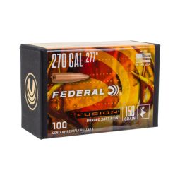 Federal Fusion .277 cal 150gr. Bullets, Box of 100