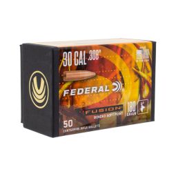 Federal Fusion .308 cal 180gr. Bullets, Box of 50