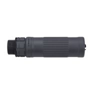 Dead Air Lazarus 6 6mm/5.56mm Suppressor, XENO Mount, Sniper Gray