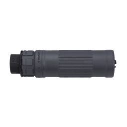 Dead Air Lazarus 6 6mm/5.56mm Suppressor, XENO Mount, Sniper Gray