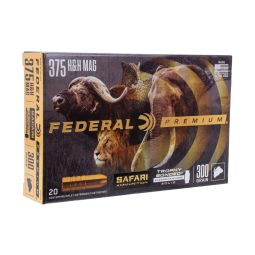 Federal Premium 375 H&H 300gr. Trophy Bonded Sledgehammer Ammunition, 20 Round Box