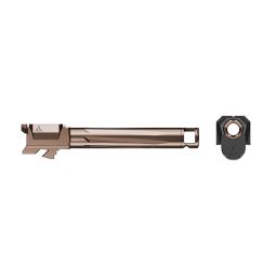 Radian Weapons Ramjet Barrel + Afterburner Micro Compensator Combo, Glock 17 Gen5, Bronze