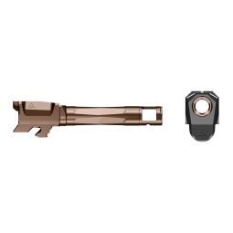 Radian Weapons Ramjet Barrel + Afterburner Micro Compensator Combo, Glock 43X, Bronze