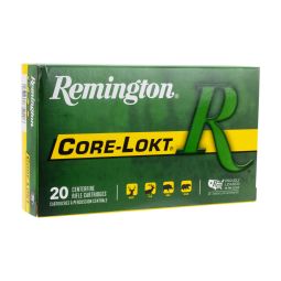 Remington 338 Rem. Ultra Mag 250gr. Core-Lokt PSP Ammunition, 20 Round Box