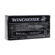 Winchester Super Suppressed 9mm Subsonic 147gr. Fully Encapsulated FMJ Ammunition, 50 Round Box