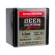 Winchester Rifle Bullets, 6.5mm 125gr. Deer Season XP, Box of 100